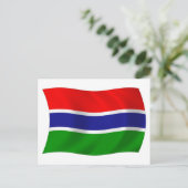 Gambia Vlag Ansichtkaart Briefkaart (Staand voorkant)