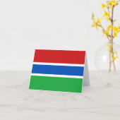 Gambia Vlag Notitiekaart (Gele Bloem)