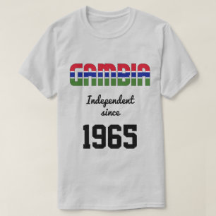 Gambia Vlag Onafhankelijkheidsviering T-Shirt