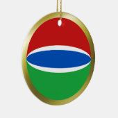 Gambia Vlag Ornament (Rechts)