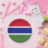 Gambia Vlag Papieren Bordje (Feest)