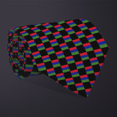 Gambia Vlag patroon geruit Stropdas