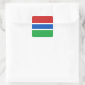 Gambia Vlag Sticker (Tas)