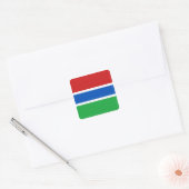 Gambia Vlag Sticker (Envelop)