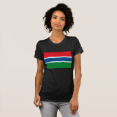 Gambia Vlag T-shirt (Voorkant volledig)