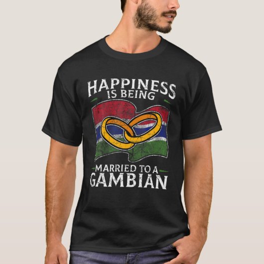 Gambiaans huwelijk het gehuwde erfgoed van Gambia  T-shirt (Voorkant)