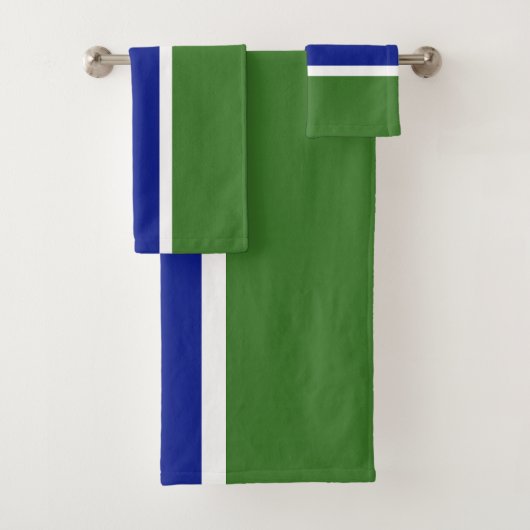 Gambiaanse vlag bad handdoek (Insitu)