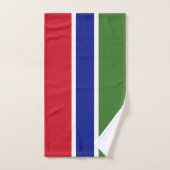 Gambiaanse vlag bad handdoek (Handdoek)
