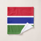 Gambiaanse vlag bad handdoek (Wasdoekje)