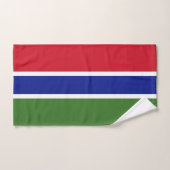 Gambiaanse vlag bad handdoek (Handdoek)