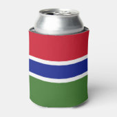 Gambiaanse vlag blikjeskoeler (Blikje Voorkant)