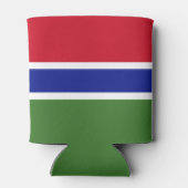 Gambiaanse vlag blikjeskoeler (Achterkant)