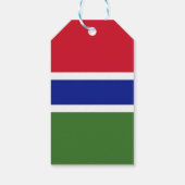 Gambiaanse vlag cadeaulabel (Achterkant)