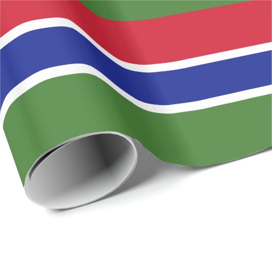 Gambiaanse vlag cadeaupapier (Rol Hoek)