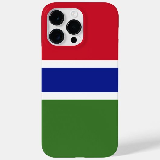 Gambiaanse vlag Case-Mate iPhone case (Achterkant)