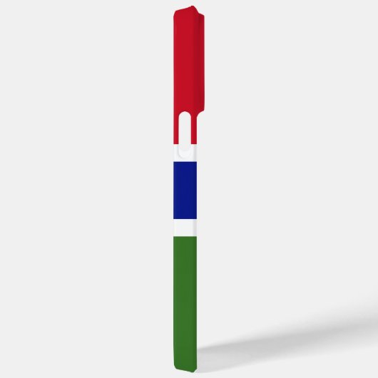 Gambiaanse vlag Case-Mate iPhone case (Achterkant / Rechts)