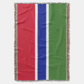 Gambiaanse vlag deken (Voorkant Verticaal)