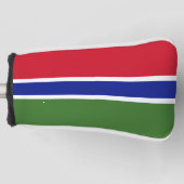 Gambiaanse vlag golfheadcover (Voorkant)