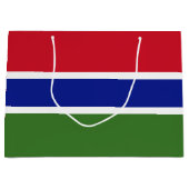 Gambiaanse vlag groot cadeauzakje (Voorkant)