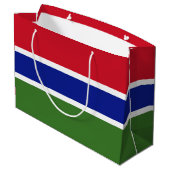 Gambiaanse vlag groot cadeauzakje (Achterkant Gekanteld)