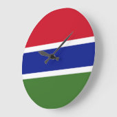 Gambiaanse vlag grote klok (Hoek)