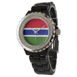 Gambiaanse vlag horloge