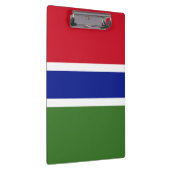 Gambiaanse vlag klembord (Rechts)
