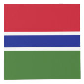 Gambiaanse vlag kubus (Voorkant)