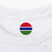Gambiaanse vlag labels (Aangebracht)