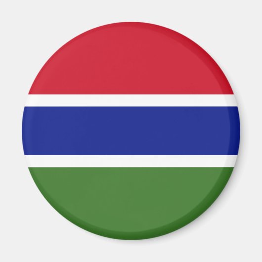 Gambiaanse vlag magneet (Voorkant)