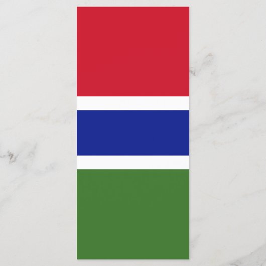 Gambiaanse vlag menu (Achterkant)