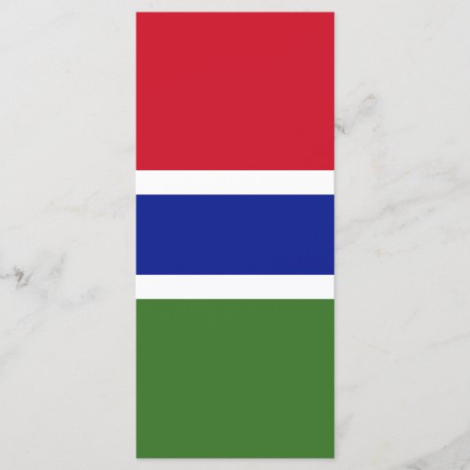 Gambiaanse vlag menu (Voorkant)