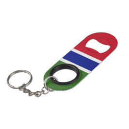 Gambiaanse vlag mini flessenopener