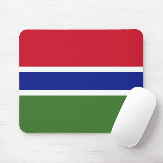 Gambiaanse vlag muismat (Met muis)