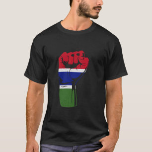Gambiaanse vlag Patriottische Gambiaanse trots Gam T-shirt