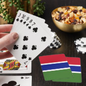 Gambiaanse vlag pokerkaarten (Insitu)