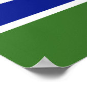 Gambiaanse vlag poster (Hoek)