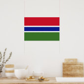 Gambiaanse vlag poster (Keuken)