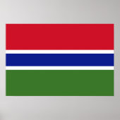 Gambiaanse vlag poster (Voorkant)