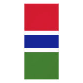 Gambiaanse vlag reclamekaart (Achterkant)