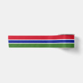 Gambiaanse vlag satijnen lint (Voorkant)