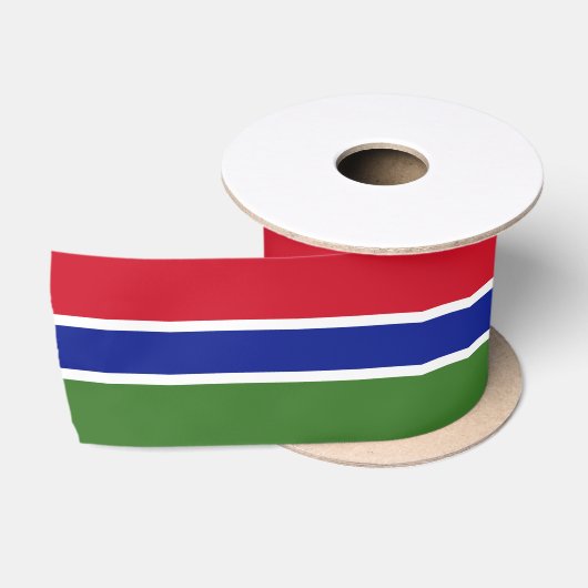 Gambiaanse vlag satijnen lint (Spoel)