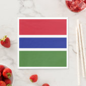 Gambiaanse vlag servet (Insitu)