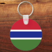 Gambiaanse vlag sleutelhanger (Voorkant)