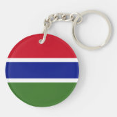 Gambiaanse vlag sleutelhanger (Achterkant)