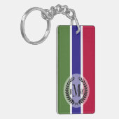 Gambiaanse vlag sleutelhanger (Voorkant Links)