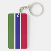 Gambiaanse vlag sleutelhanger (achterkant)