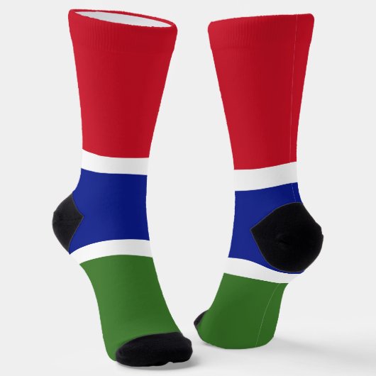 Gambiaanse vlag sokken (Gebogen)