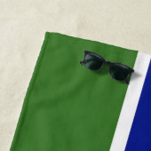 Gambiaanse vlag strandlaken (In situ)