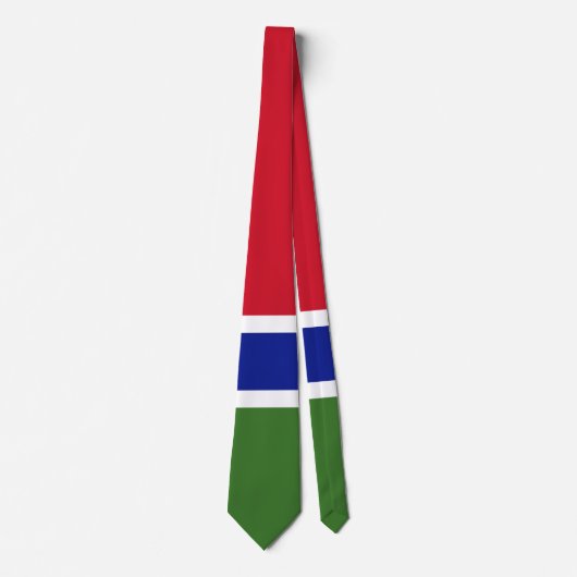 Gambiaanse vlag stropdas (Voorkant)